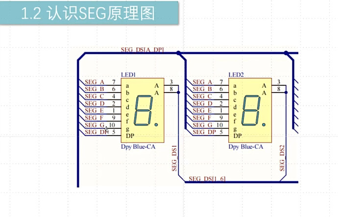数码管原理图